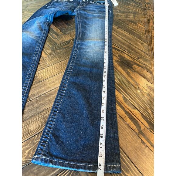 NWT Miss Me Jeans Bootcut Women’s 27 Country Western Embellished Aztec Cowgirl - Picture 10 of 16